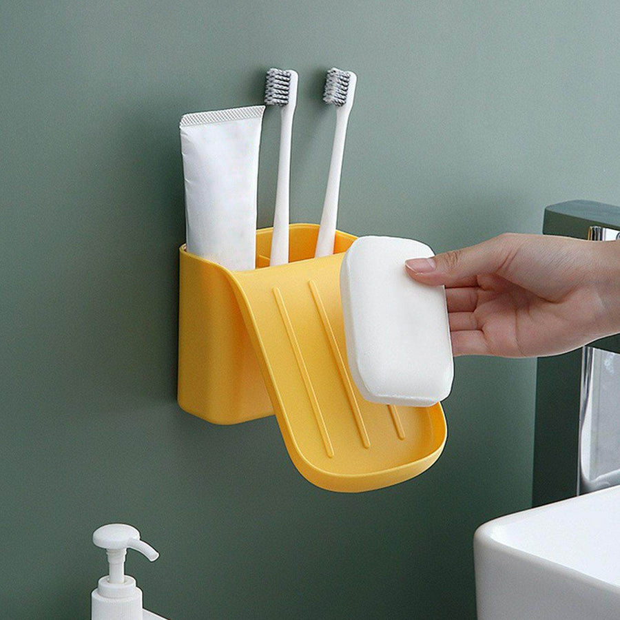 Multifunctional Smart Suction Soap Holder Rack - Image 14