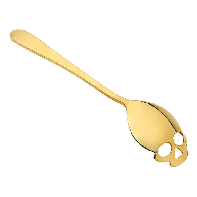 Skull Shaped Stainless Steel Spoon - Image 6