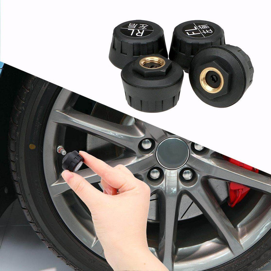 Solar Power Car Tire Pressure Sensor Monitoring System - Image 1