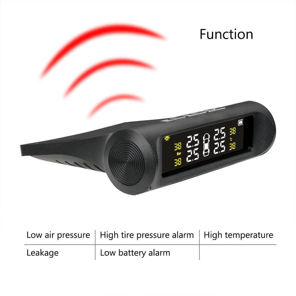 Solar Power Car Tire Pressure Sensor Monitoring System