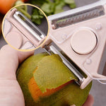 3in1 Rotating Stainless Steel Fruit Vegetable Peeler