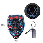 Neon Horror LED Party Halloween Mask