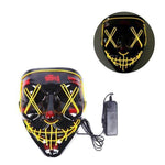 Neon Horror LED Party Halloween Mask