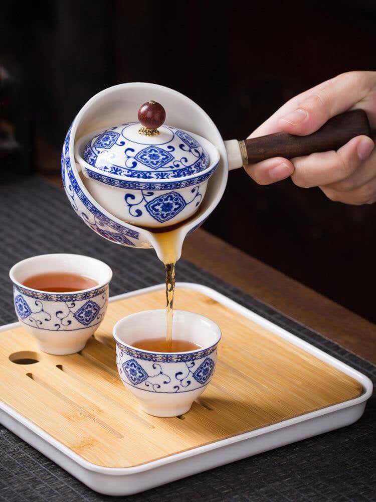 Unique Ceramic Moving Teapot Filter Set - Image 0