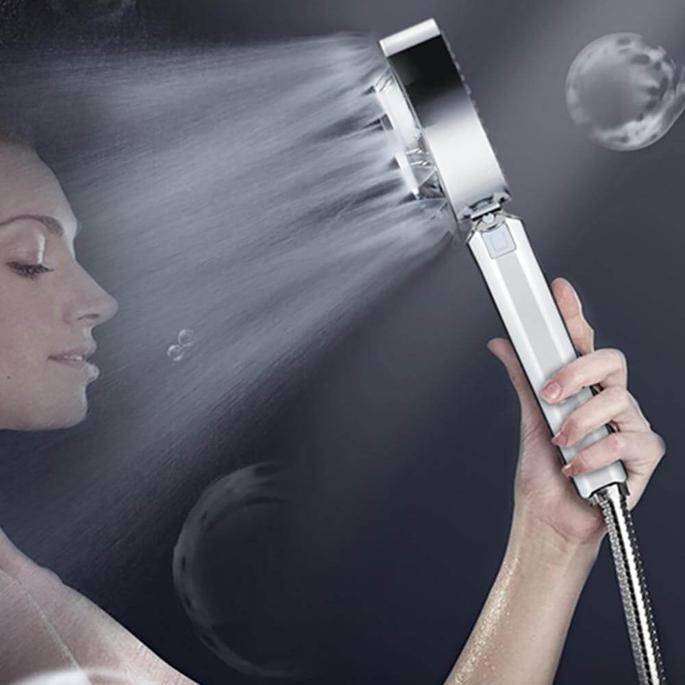 Double-Sided High Pressure Soap Dispensing Shower Head