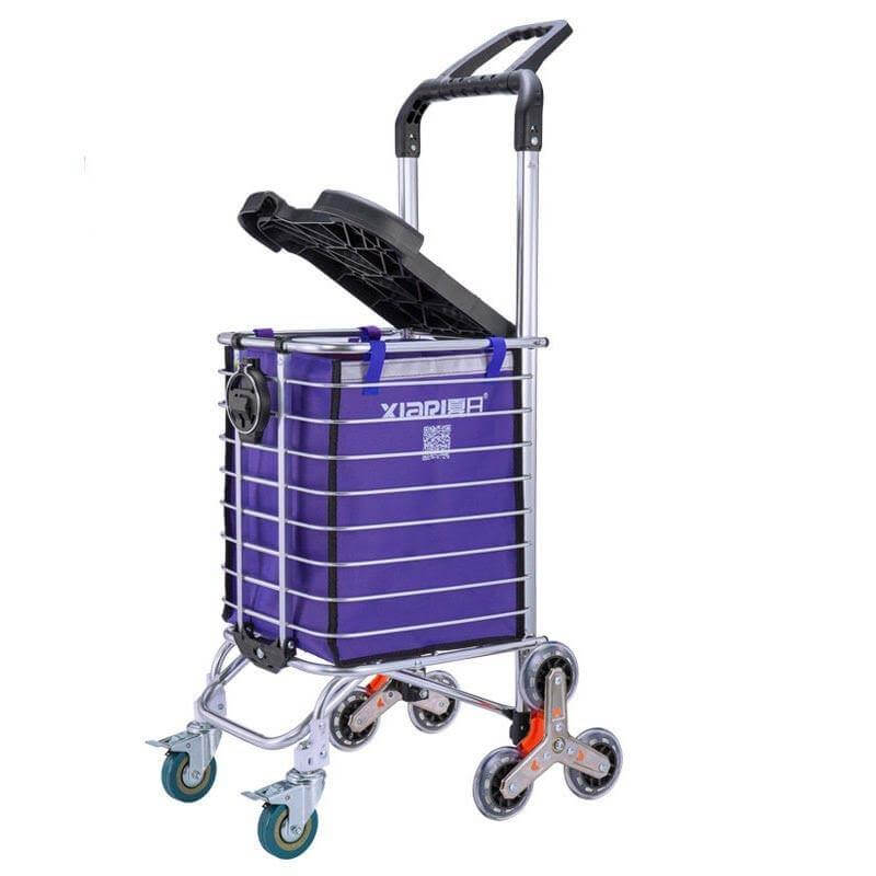 Easy Carry Climbing Wheeled Shopping Cart - Image 2