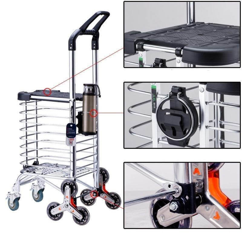 Easy Carry Climbing Wheeled Shopping Cart - Image 1