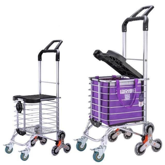 Easy Carry Climbing Wheeled Shopping Cart - Image 7