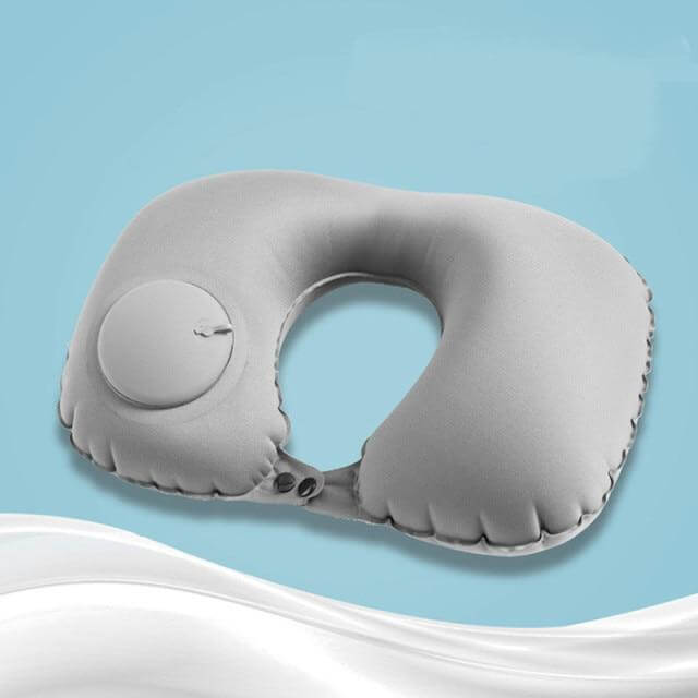 Inflatable Portable Comfy Travel Neck Pillow - Image 14