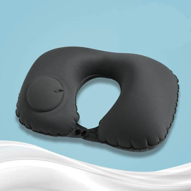 Inflatable Portable Comfy Travel Neck Pillow - Image 9
