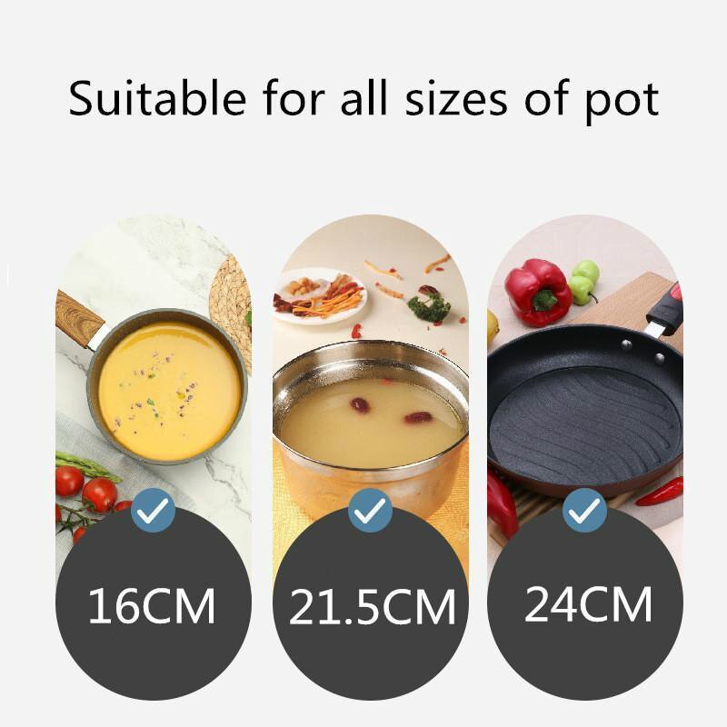 No Spill Anti Overflow Pot Cooking Lid - Image 2