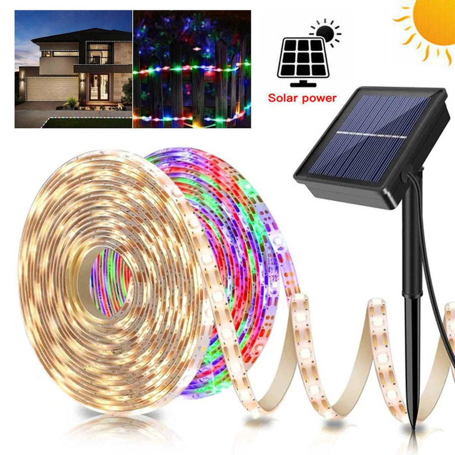 Solar Powered Garden LED Strip Light - Image 0