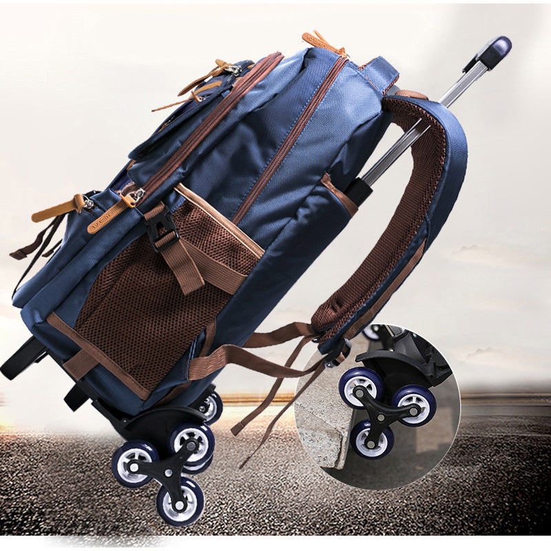 Creative Trolley Travel Waterproof Backpack - Image 0