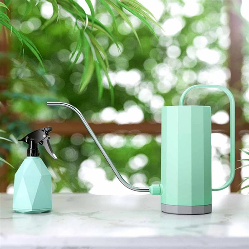 Elegant Geometric Gooseneck Plant Watering Can