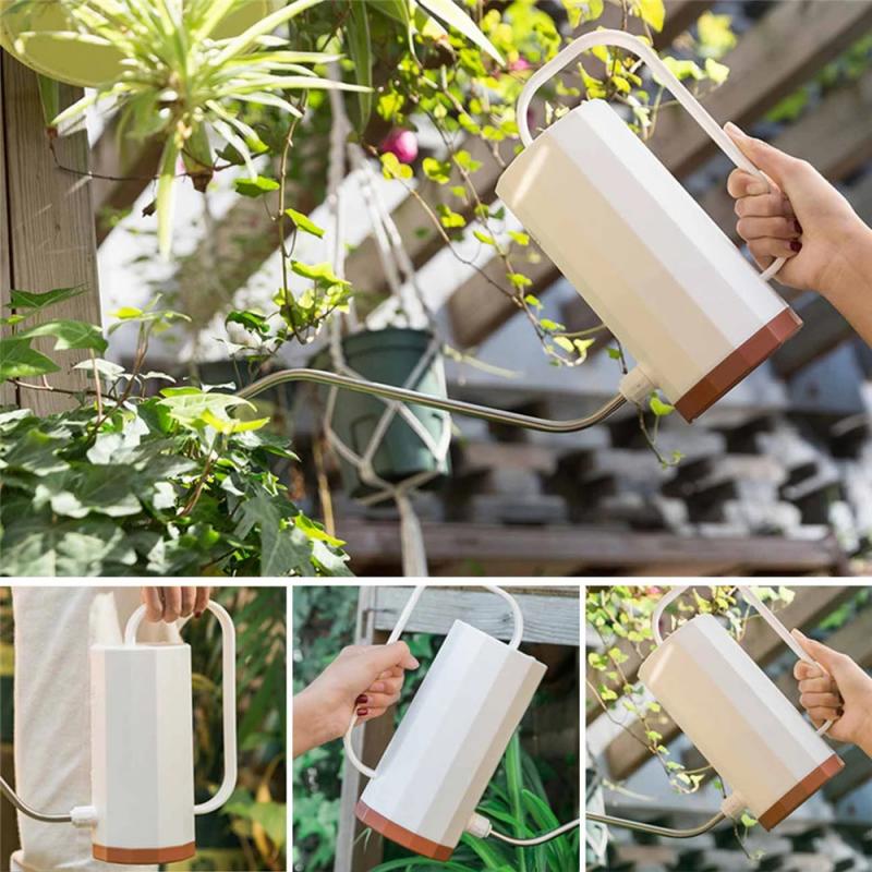 Elegant Geometric Gooseneck Plant Watering Can