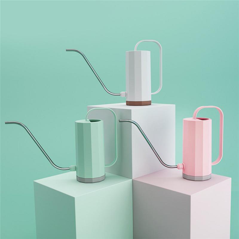 Elegant Geometric Gooseneck Plant Watering Can - Image 1