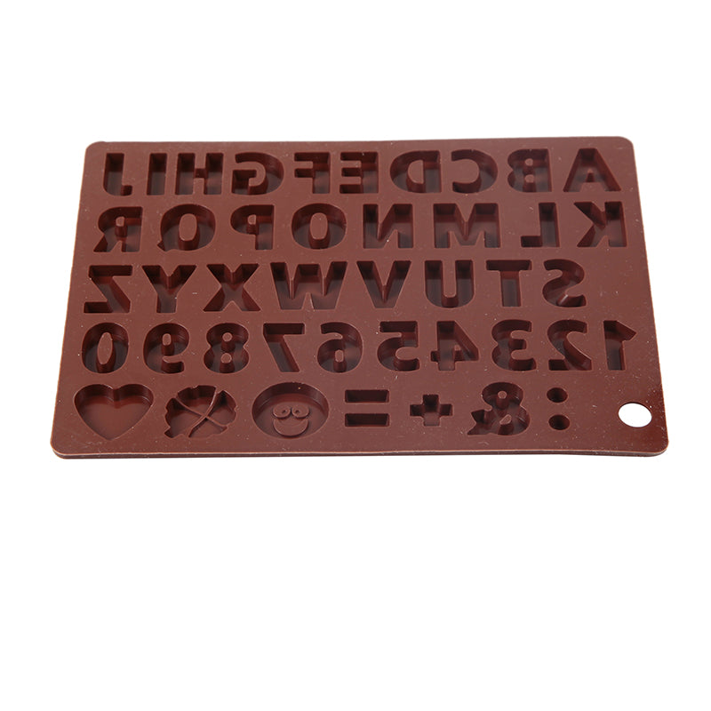 3D Alphabet Silicone DIY Chocolate Mold