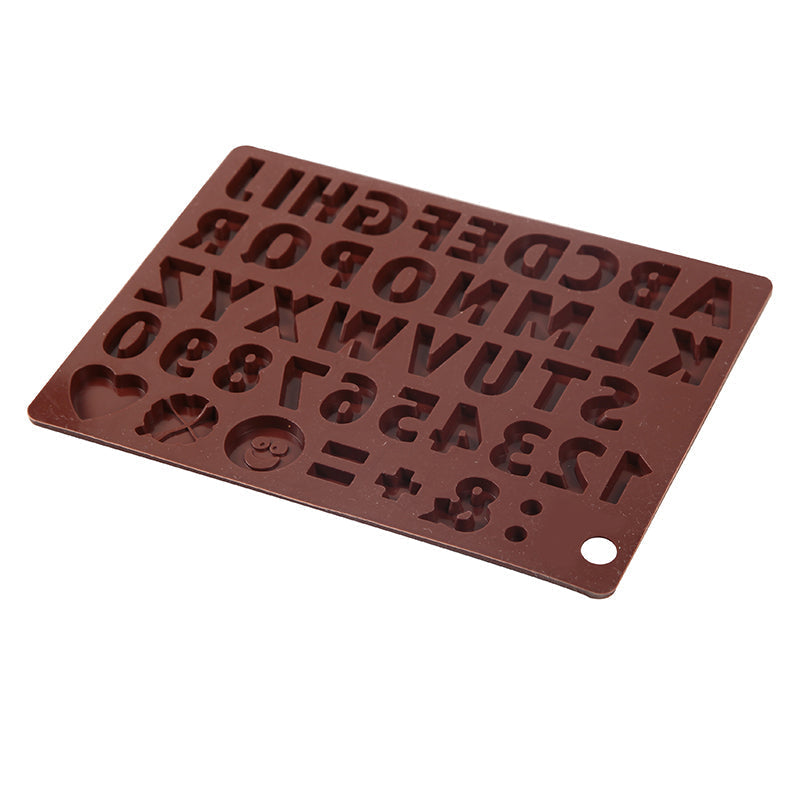 3D Alphabet Silicone DIY Chocolate Mold