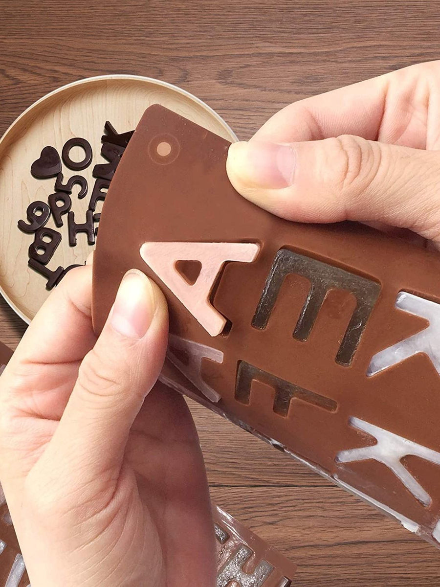 3D Alphabet Silicone DIY Chocolate Mold - Image 11