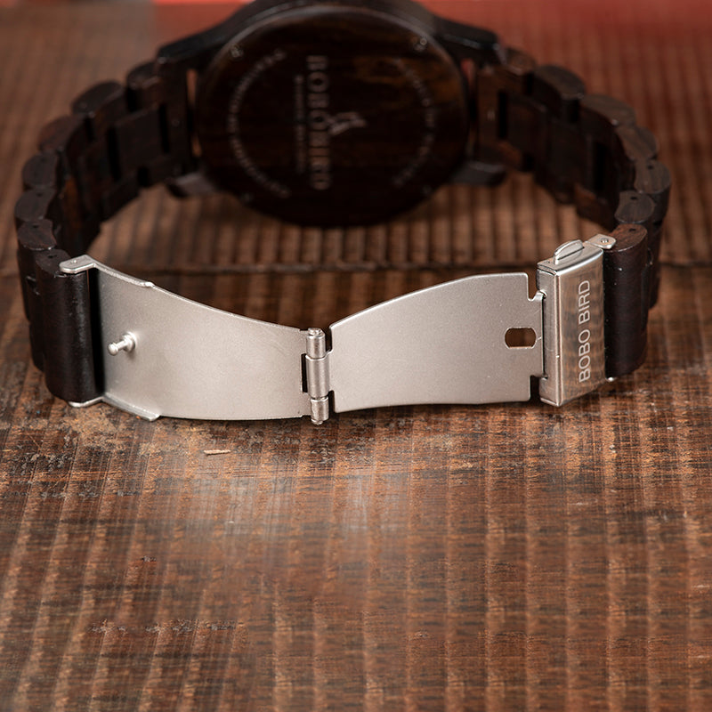 Luxury Wooden Simple Quartz Men Watch - Image 4