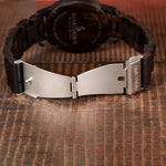 Luxury Wooden Simple Quartz Men Watch