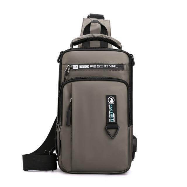 Waterproof USB Cross Body Shoulder Bag - Image 14