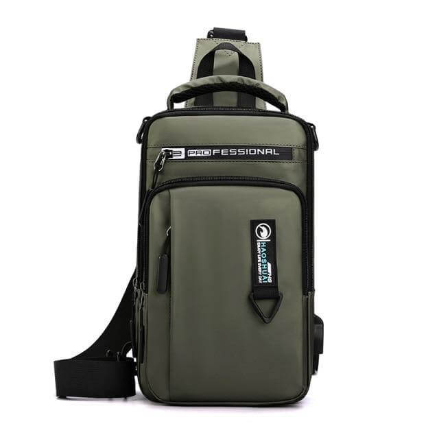 Waterproof USB Cross Body Shoulder Bag - Image 16