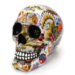 Creative Colorful Resin Skull Halloween Party Decoration - MaviGadget