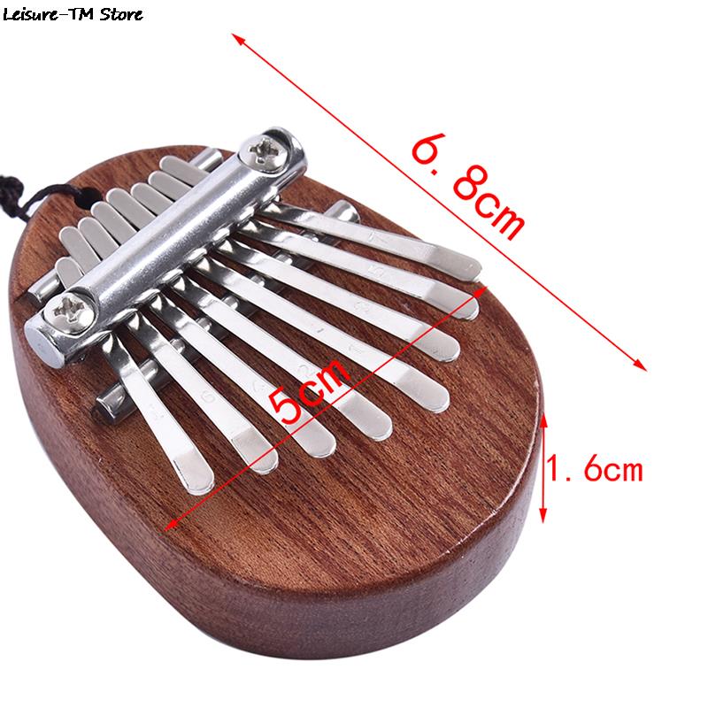 Wooden Mini 8 Keys Pocket Kalimba - Image 3