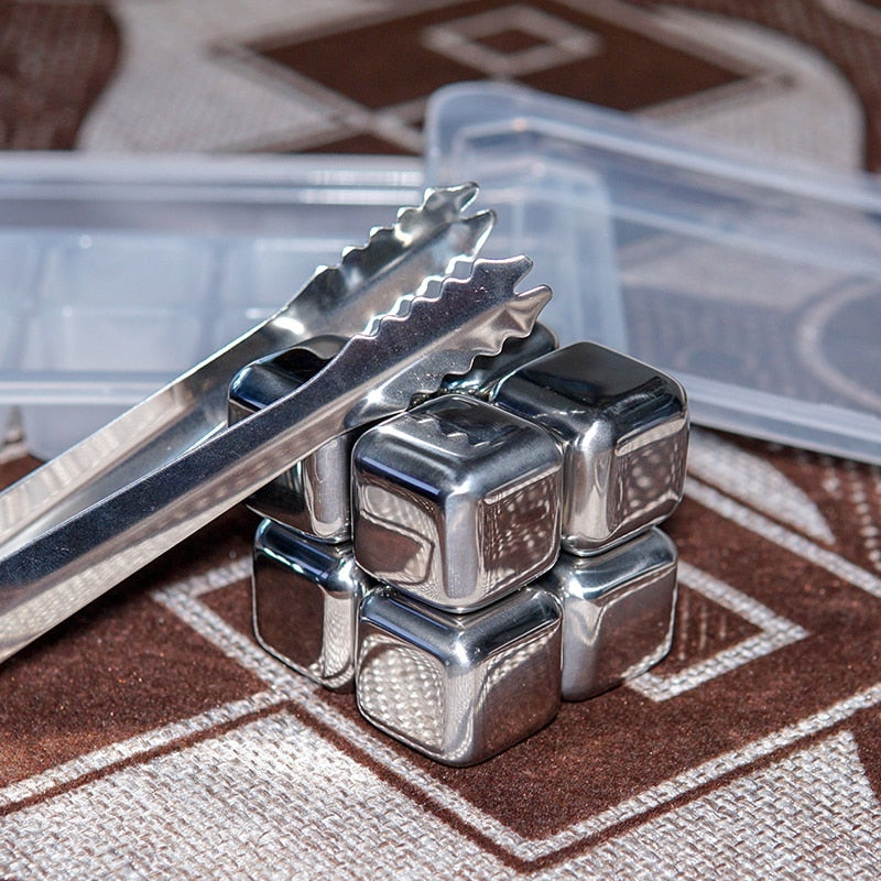 Stainless Steel Reusable Ice Cubes - Image 0