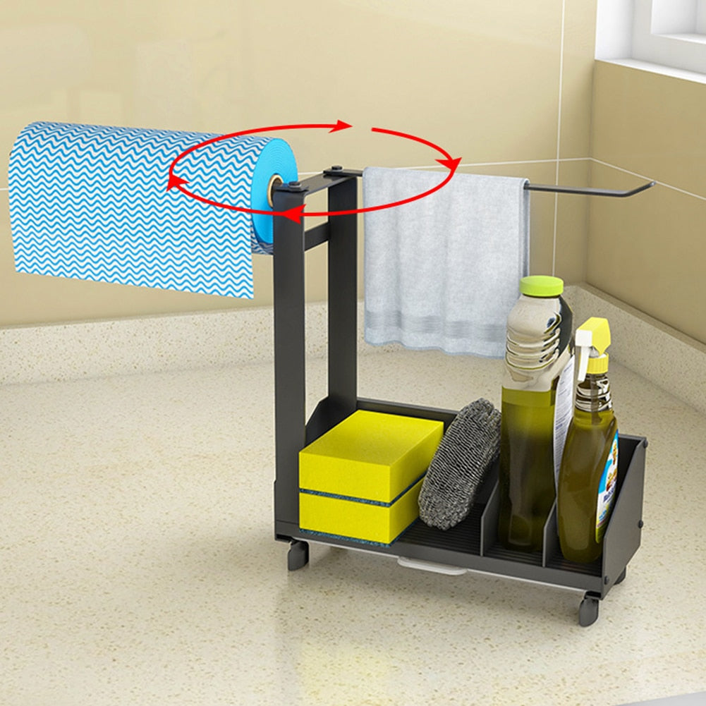 Non-Slip Kitchen Sink Storage Rack Drainer