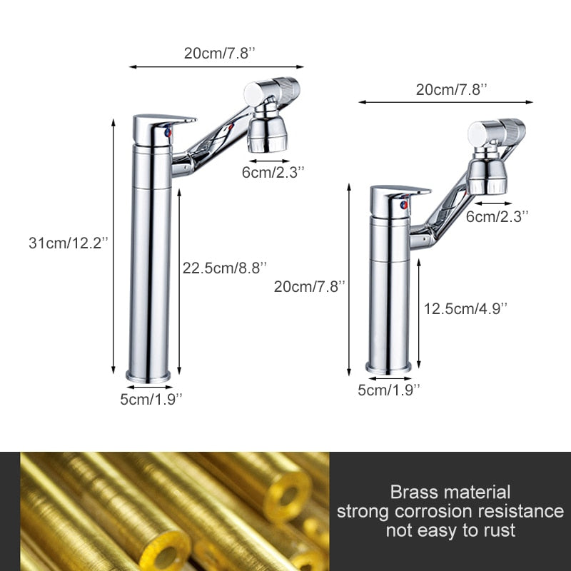 Elegant Luxury Rotating Basin Faucet - Image 16