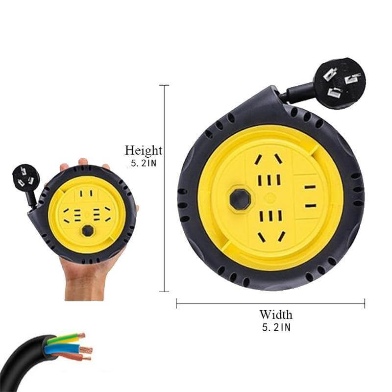 Portable Strip Roller Extension Cord