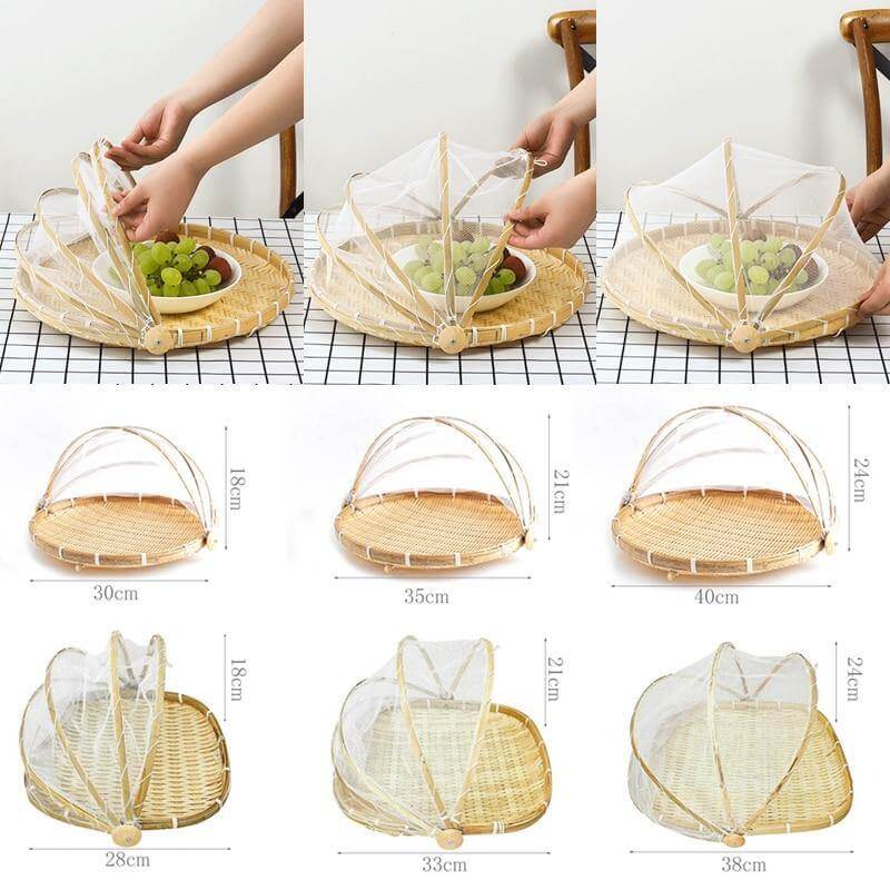 Anti-mosquito Food Serving Tent Basket Tray - Image 6