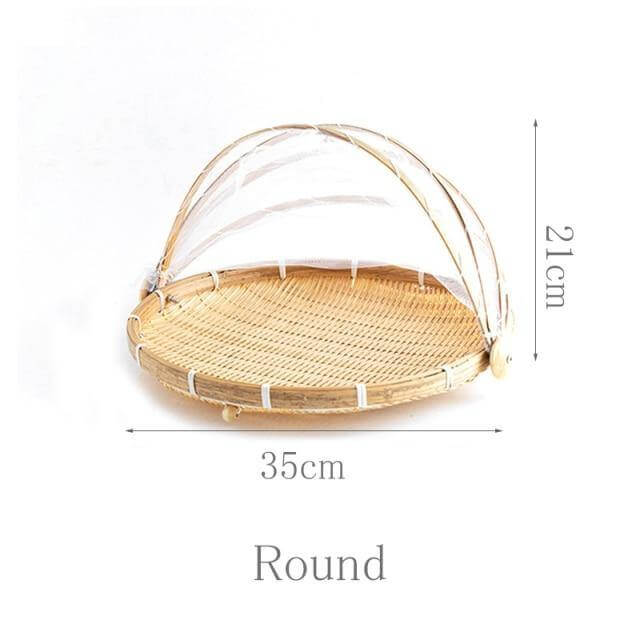 Anti-mosquito Food Serving Tent Basket Tray