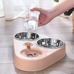 3in1 Stainless Steel Pet Food Bowl