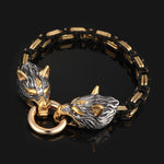 Nordic Vikings Wolf Men Bracelet