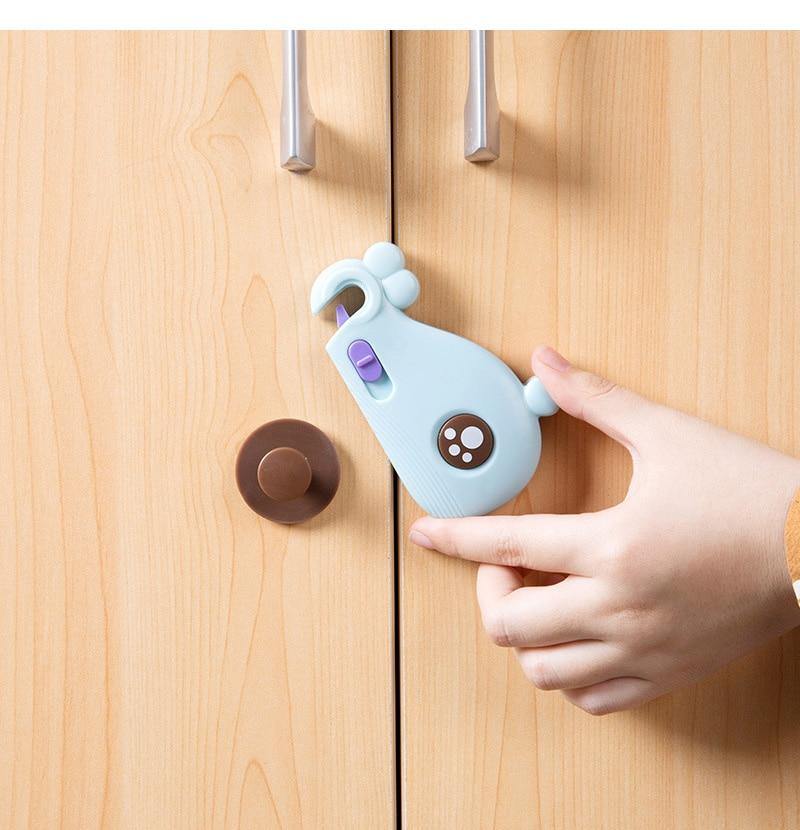 2PCS Baby Safety Cabinet Door Lock