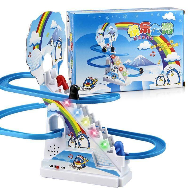 Electric Rail Stair Climbing Fun Kid Toy Set - Image 5