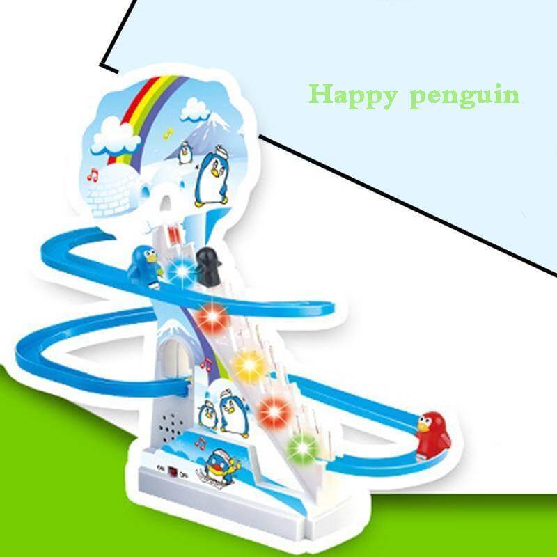 Electric Rail Stair Climbing Fun Kid Toy Set