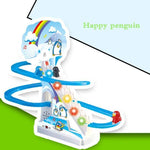 Electric Rail Stair Climbing Fun Kid Toy Set