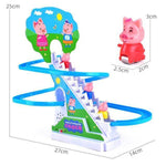 Electric Rail Stair Climbing Fun Kid Toy Set