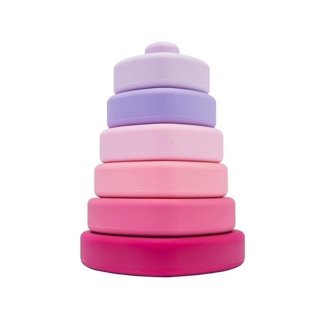 Baby Silicone Construction Stacking Smart Block Game - Image 12