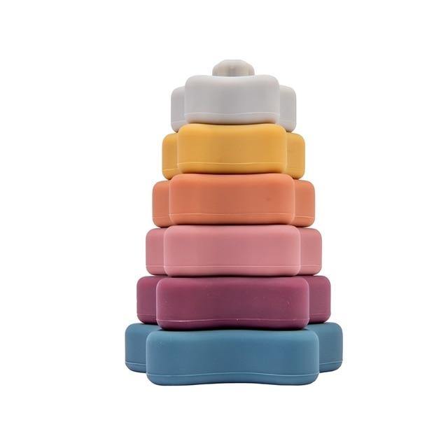 Baby Silicone Construction Stacking Smart Block Game - Image 15
