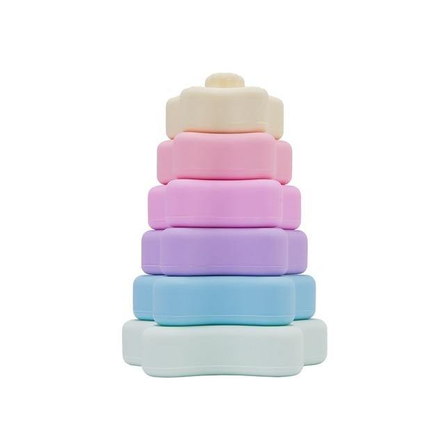 Baby Silicone Construction Stacking Smart Block Game - Image 20