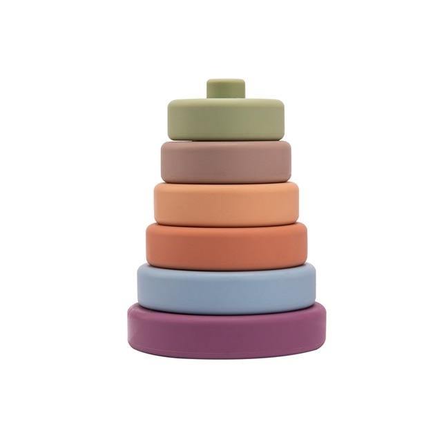 Baby Silicone Construction Stacking Smart Block Game - Image 19