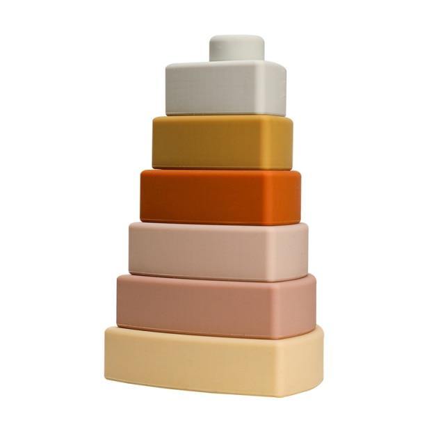 Baby Silicone Construction Stacking Smart Block Game - Image 17