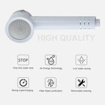 High-pressure Back Rubber Shower Head - MaviGadget