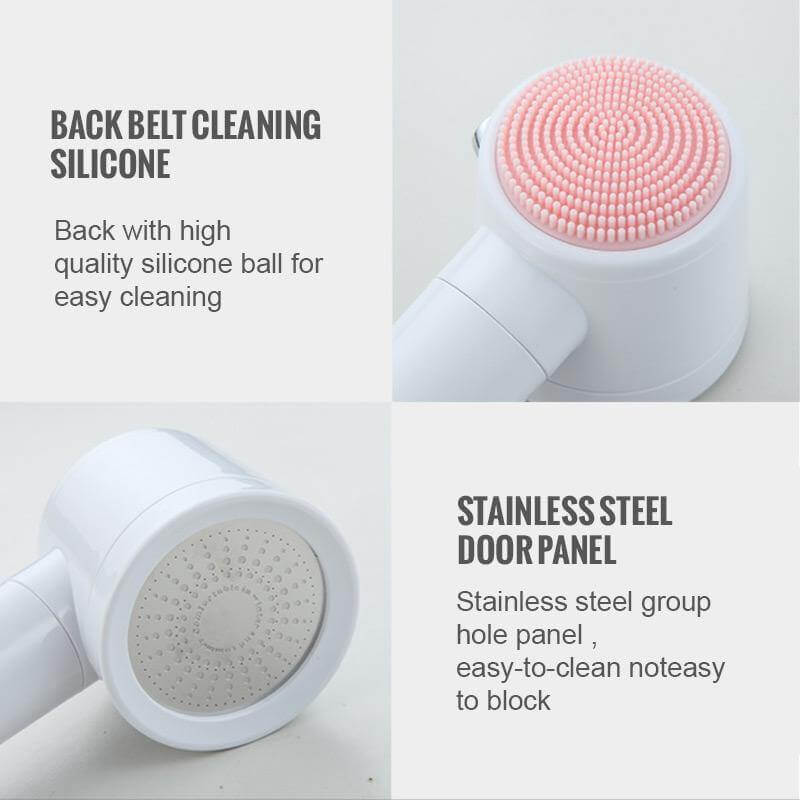 High-pressure Back Rubber Shower Head - Image 3