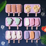 Silicone Cartoon Homemade Ice Cream Molds